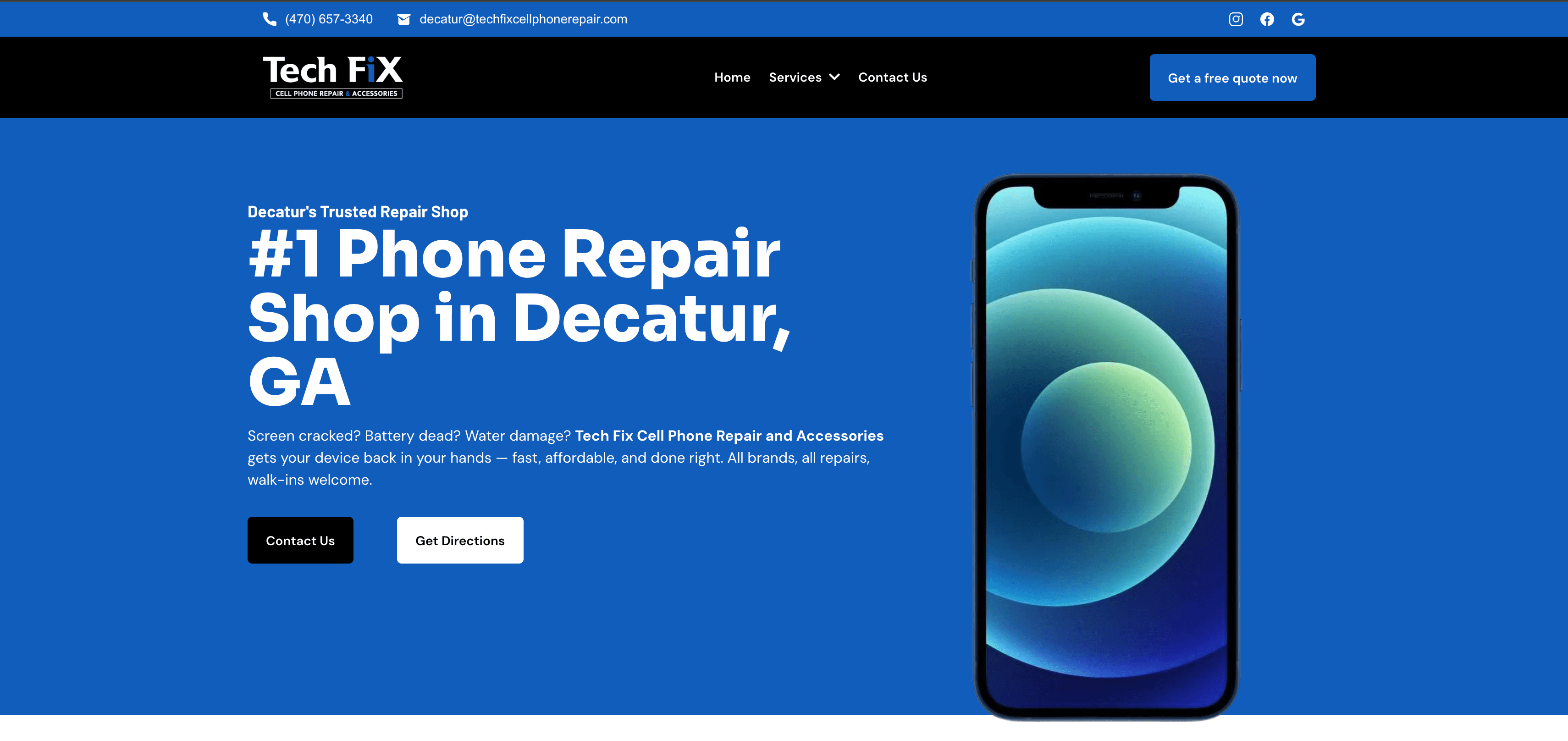 Phone Repair Decatur project preview